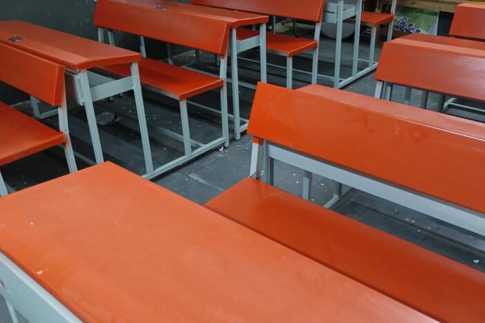 Donated Desks and Benches for Zilla Parishad High School, Arutla